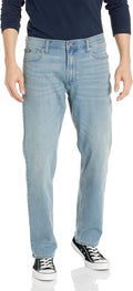 Mens Straight High Stretch Jeans - Soft, Flexible Denim