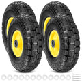 TICONN 10ft Solid Tires 4-Pack - Flat Free Replacement Wheels