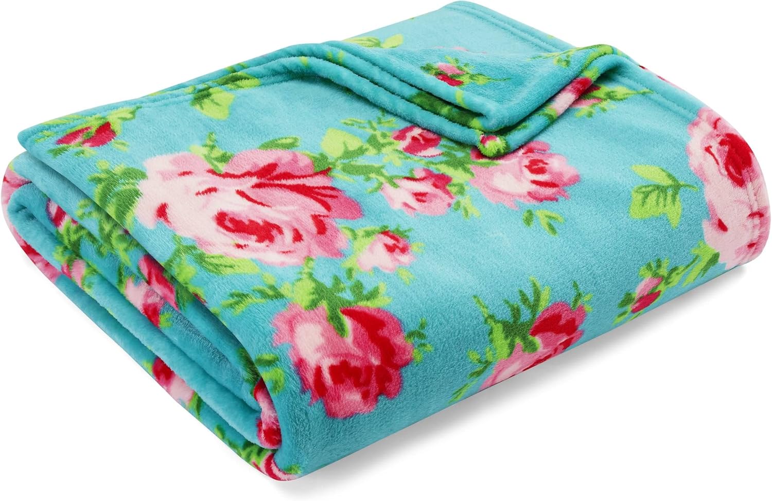 Betsey Johnson Bouquet Day Plush-Fleece Blue Blanket Review