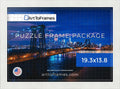 ArtToFrames 19.3x13.8 in White Puzzle Frame - Clean Display
