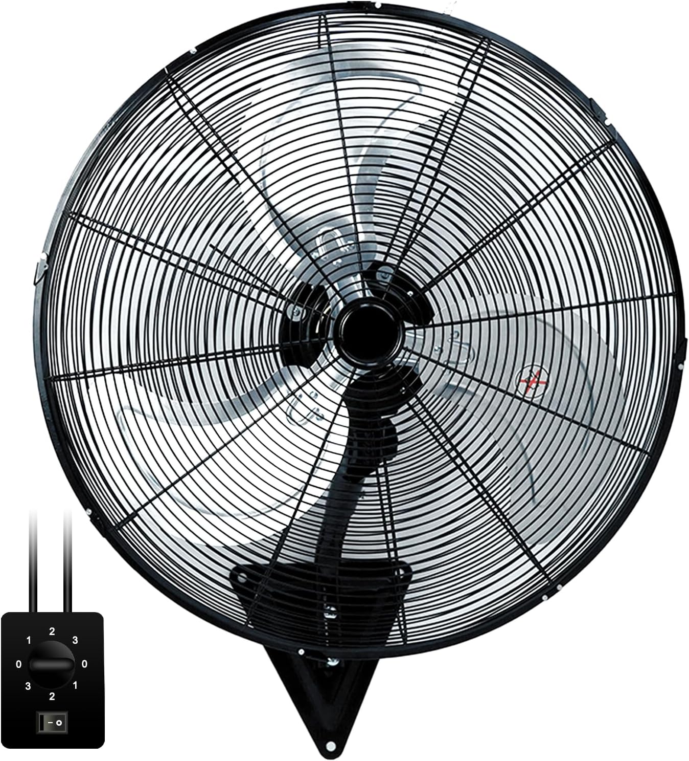 24 Inch Wall Mount Fan High Velocity Heavy Duty for Cooling