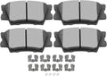 Ceramic Pads Kits Rear Brake Pads Set - Quiet, Durable Stopping
