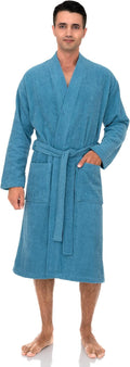 TowelSelections Mens Robe Cotton Terry Cloth Bathrobe for Men - Soft