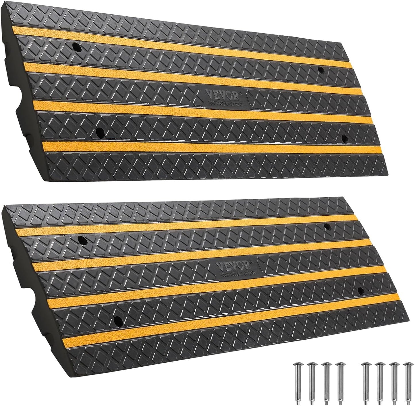 VEVOR Car Driveway Rubber Curb Ramp for Vehicles and RVs