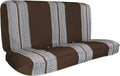 Saddle Blanket Brown Bench Seat Cover Fits Full Size Pickup Trucks