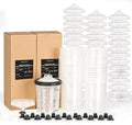 InoKraft Disposable Paint Spray Gun Cup System - Easy Mix, Spray