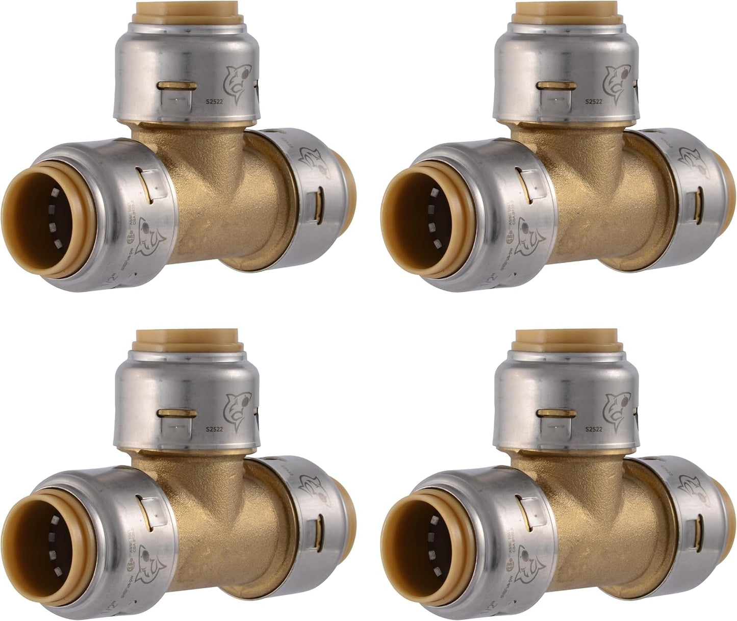 SharkBite Max 1/2 Inch Tee for Easy Plumbing Connections