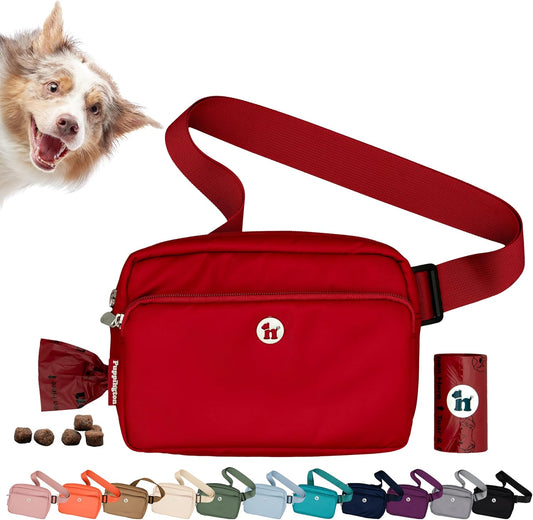 3-in-1 Crossbody Dog Walking Bag & Treat Pouch for Pet Parents