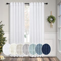 White Extra Long Curtains 9 FT for Living Room and Bedroom