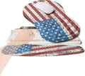 2-in-1 Ergonomic Set American Flag Wrist Rest and Mouse Pad - Wrist