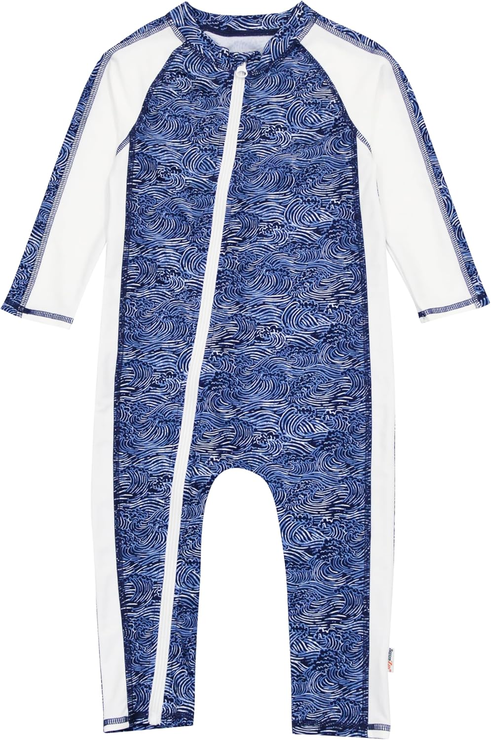SwimZip Boys' Long-Sleeve UPF 50+ Swimsuit for Sun Protection