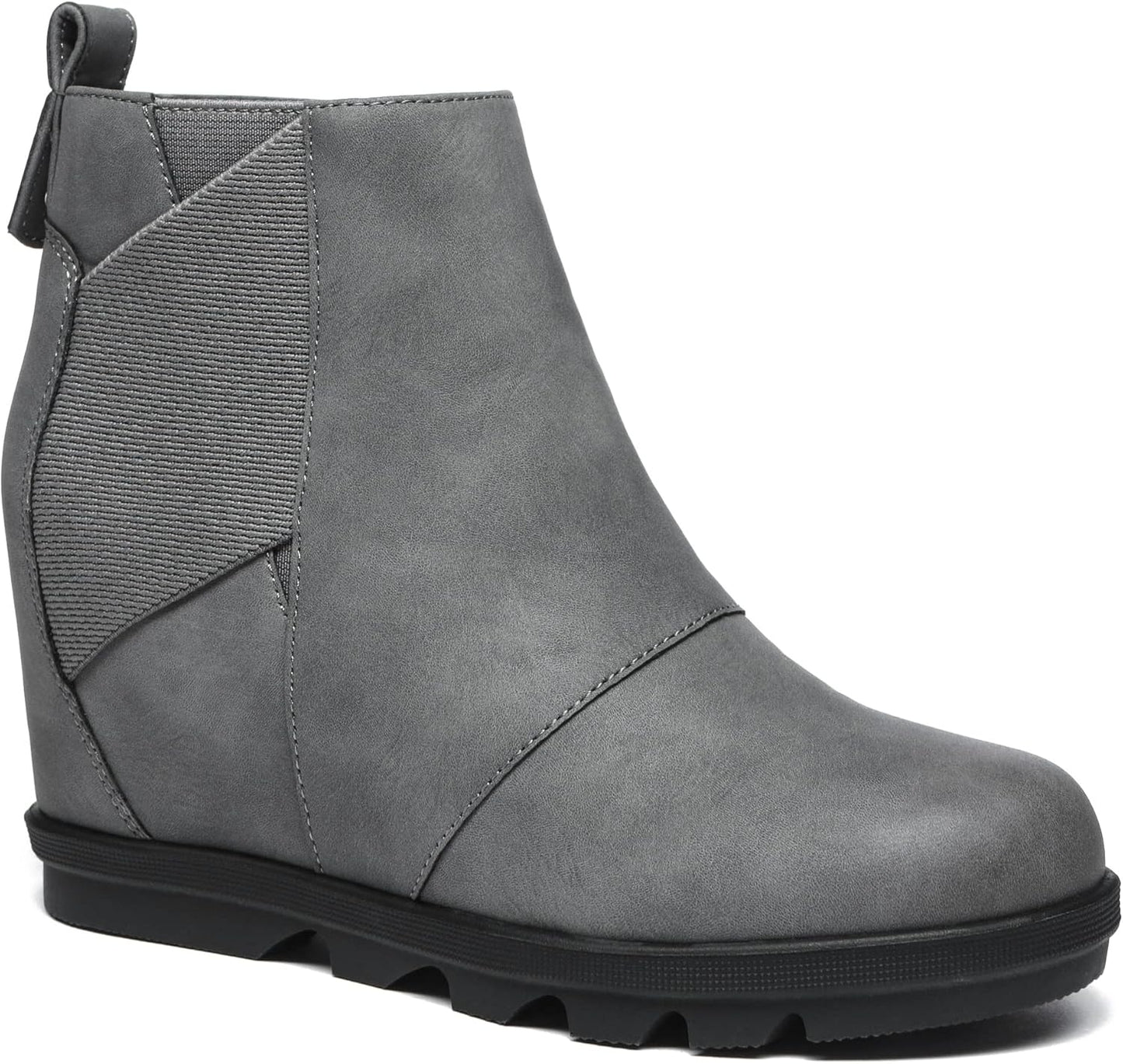 Athlefit Women's Wedge Boots for Comfort and Style