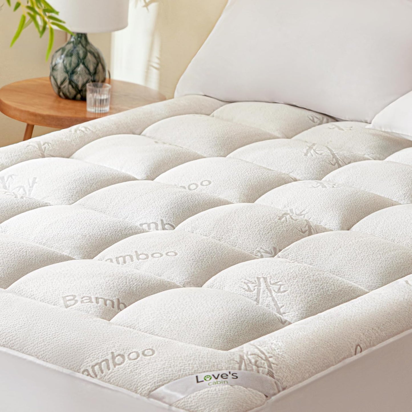 Love's Cabin Twin Mattress Topper for Ultimate Comfort and Support