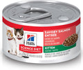 Hill's Science Diet Kitten Salmon Wet Food - Nutrition for Growth