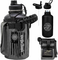 Iron Infidel Battle Bottle Half Gallon Water Bottle - Rugged Insulated