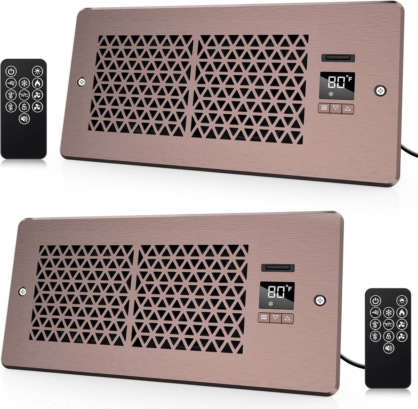 Register Booster Fan for 4in x 10in Vents with Remote Control