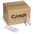 Iridescent Lavender Rock Candy Sugar Sticks - 144 Individually Wrapped