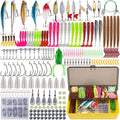 Fishing Lures Baits Tackle Kit Set - Complete Multi-Style Lure Pack