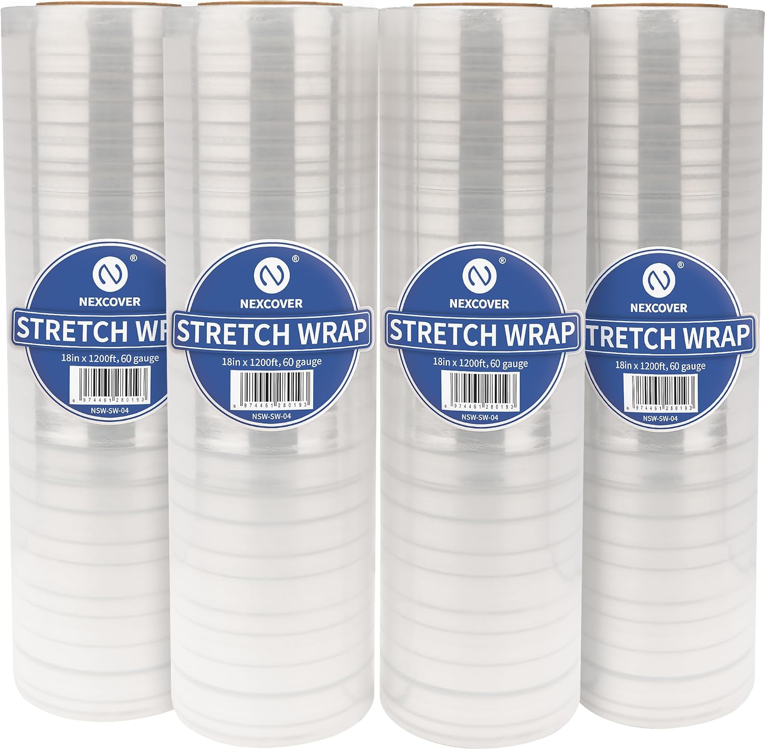 NEXCOVER 18 Inch Stretch Wrap - Heavy Duty Packing Supplies