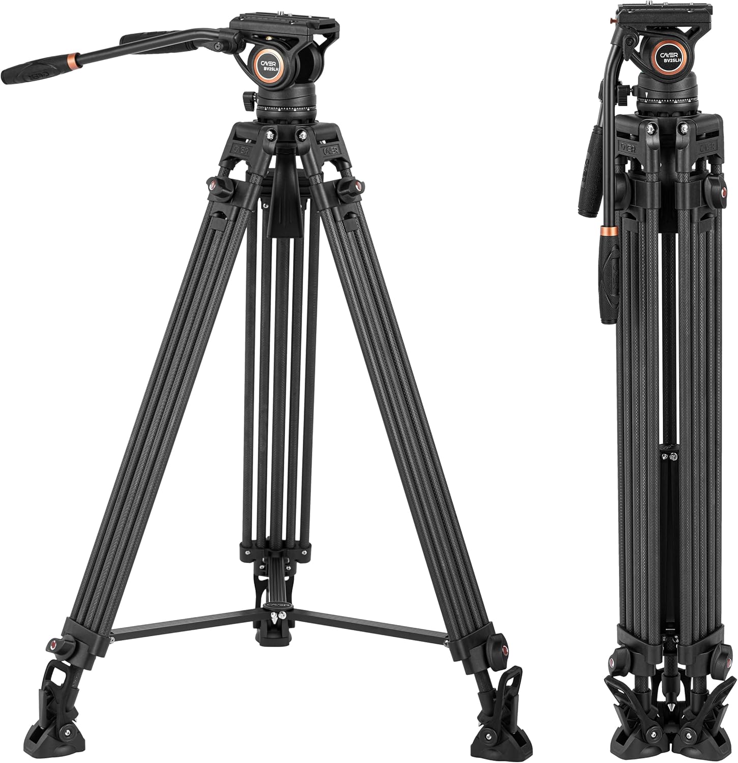 Cayer BV25LH Video Tripod System for Professional Filmmaking