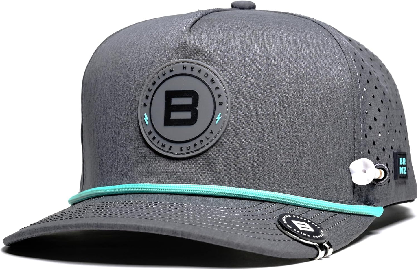 BRIMZ Golf Performance Hat with Tee Holder & Magnetic Marker