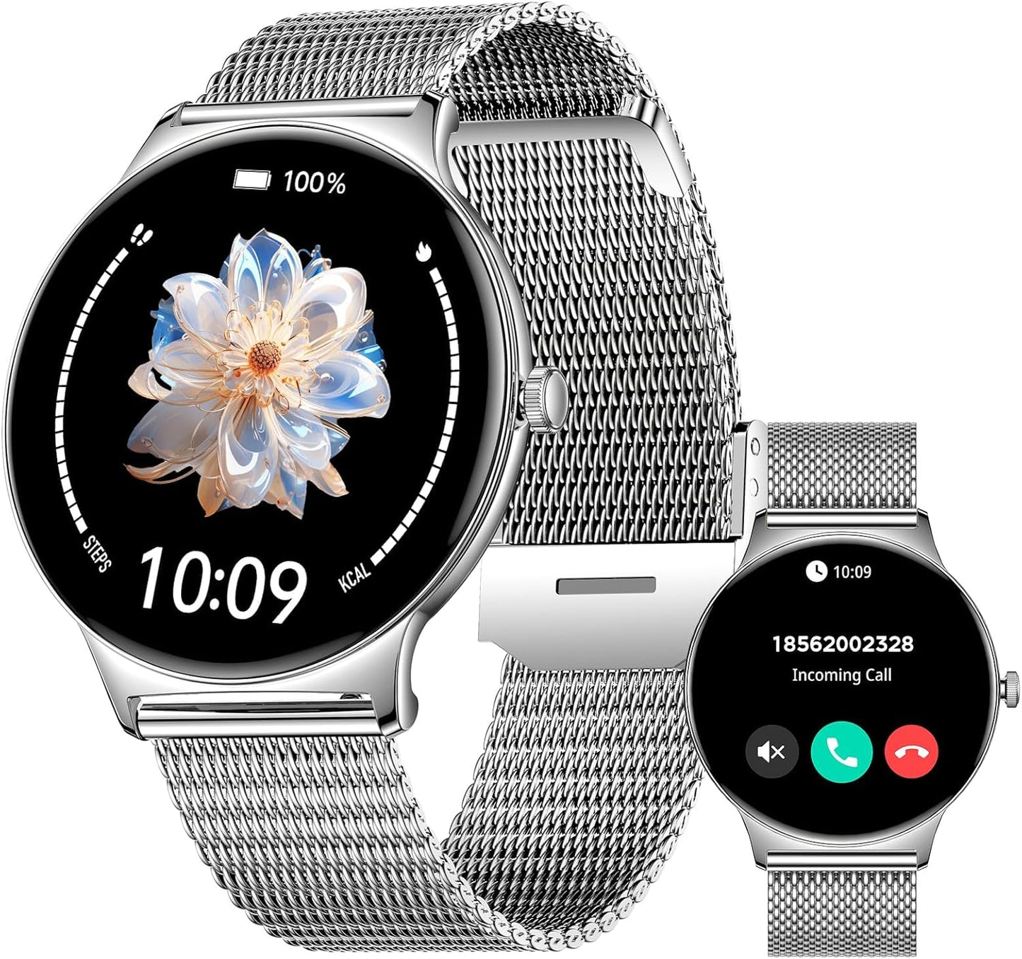 2025 Smart Watches for Women Men with AMOLED Display & Fitness Tracker