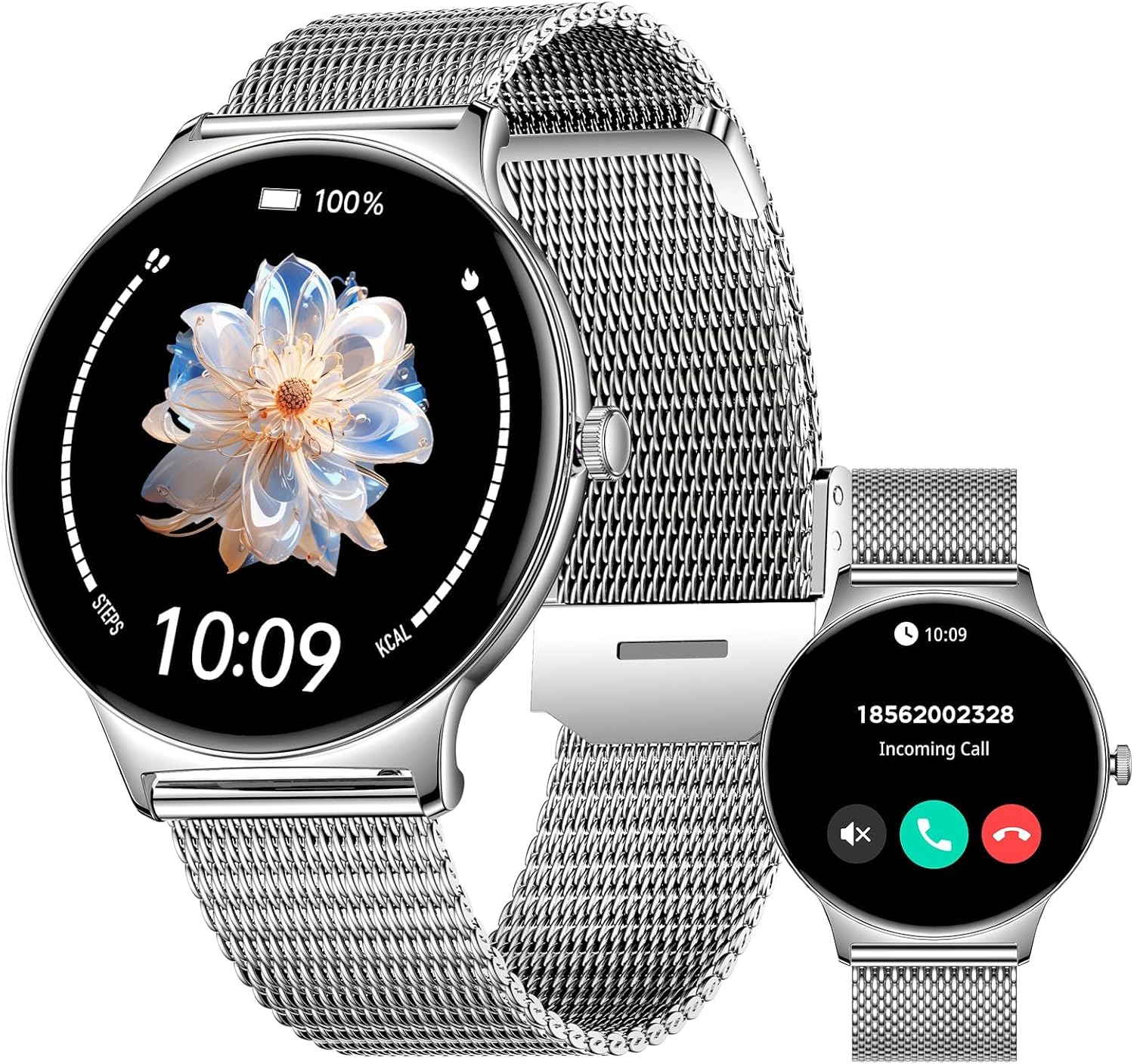 2025 Smart Watches for Women Men with AMOLED Display & Fitness Tracker