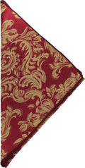 Ultimate Textile Miranda Damask Bordeaux Cloth Napkins - Elegant
