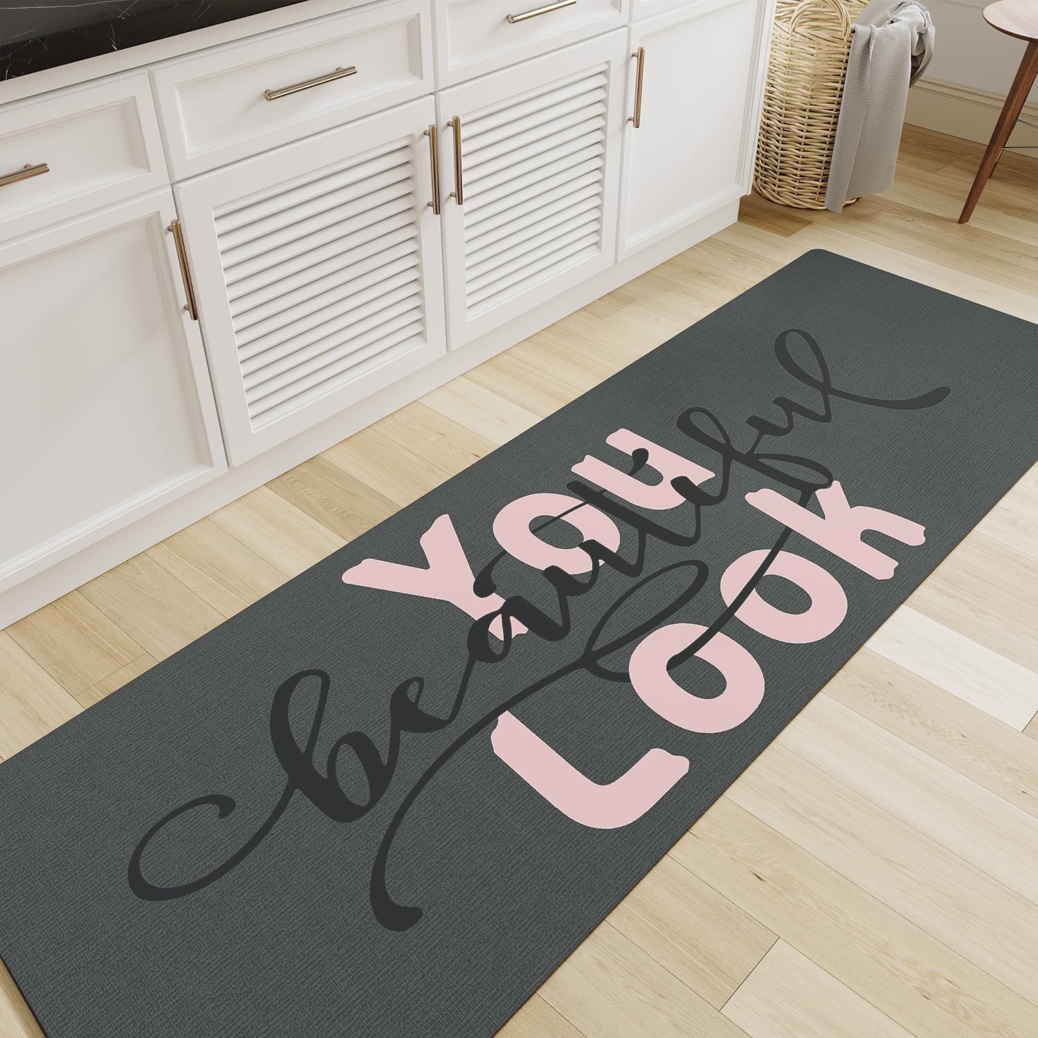 MontVoo Long Non Slip Bath Mat Rug - Super Absorbent Runner