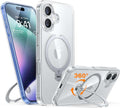 TORRAS 360 Spin Magnetic Stand Case for iPhone 16 - Slim 12ft