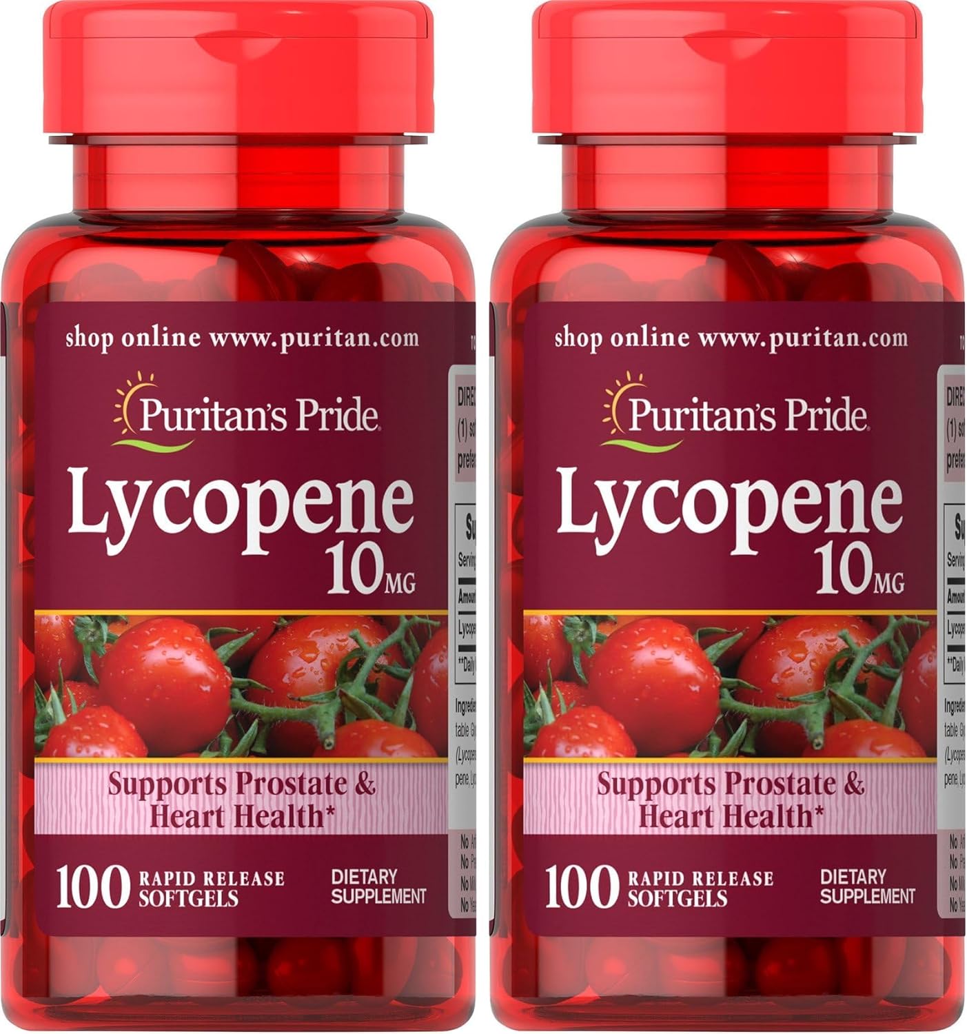 Lycopene Supplement for Prostate and Heart Health Support 10 Mg
