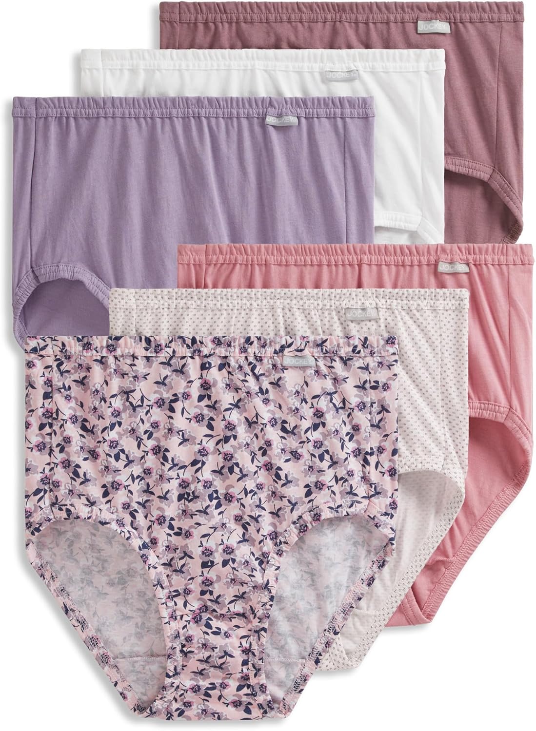 Jockey Women's Plus Size Elance Briefs - 6 Pack for Comfort