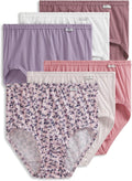 Jockey Women's Underwear Plus Size Elance Brief 6 Pack - Full Coverage