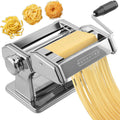 Nuvantee Pasta Maker with 7 Thickness Settings - Manual Stainless