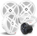 Pyle 6.5in Water-Resistant Off-Road Speakers - Marine Bluetooth Kit