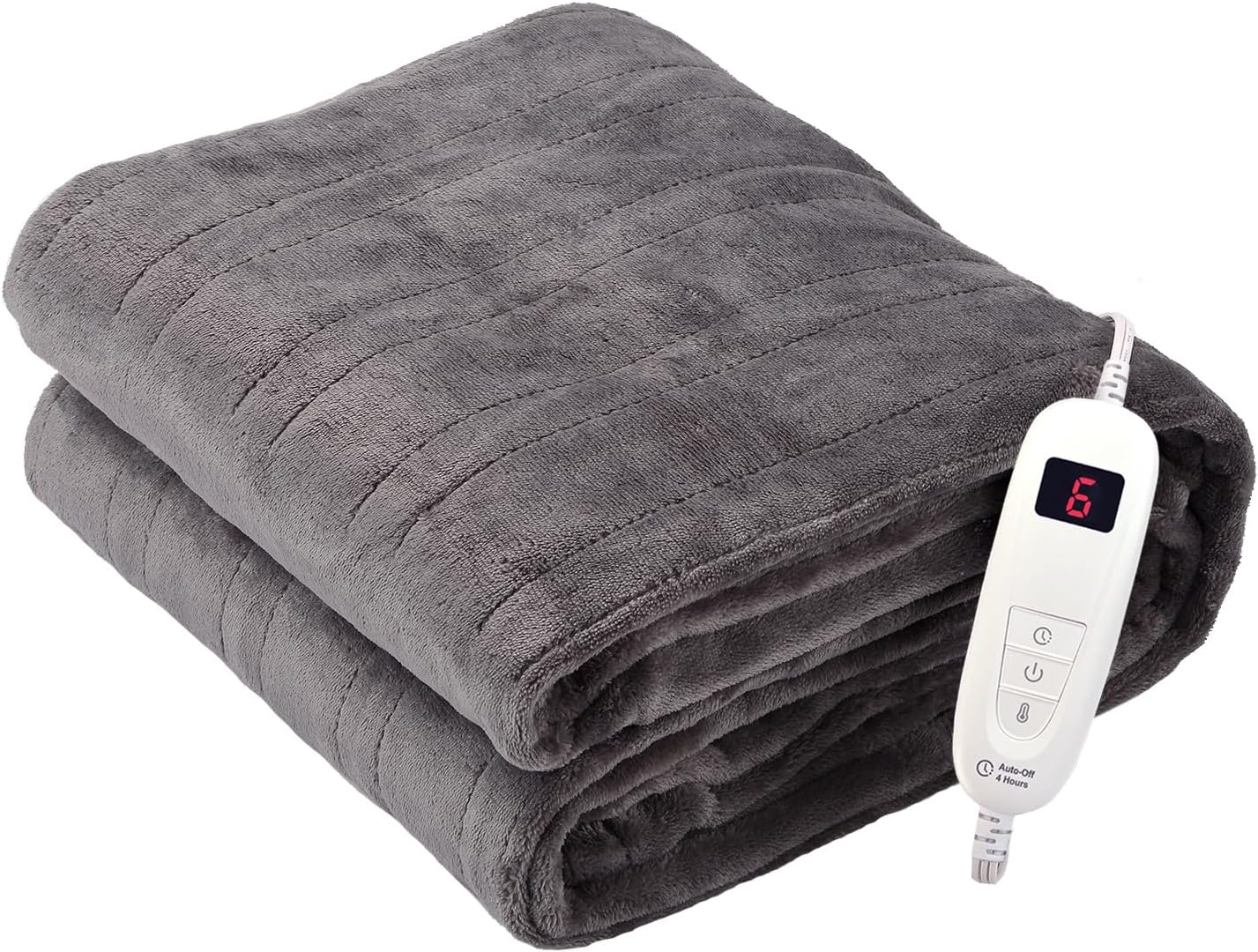 Tefici Heated Throw Blanket: 6 Heat Levels & Auto Off