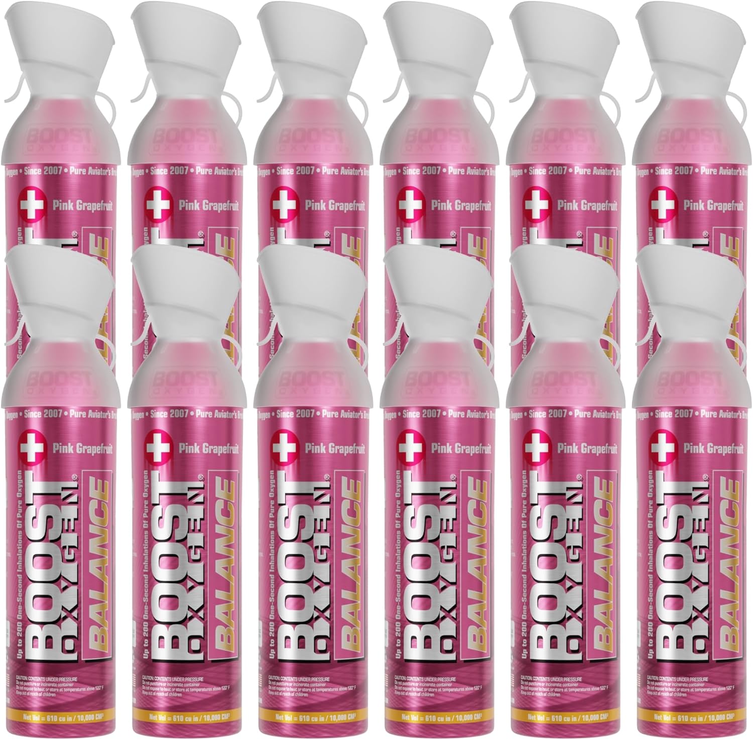 Boost Oxygen Large Balance Pink Grapefruit Aroma 10L Canister