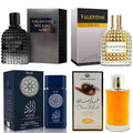 Men's Cologne Gift Set Quartet - Luxury 4-Perfume Collection