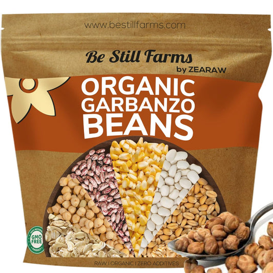 Organic Chickpeas Garbanzo Beans Dry 4.8lb - Healthy Choice