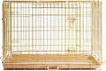 Dog Crate 36 in Copper Gold Dog Kennel - Durable, Easy-Clean