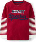 Gymboree Boys Long Sleeve Layered T-Shirts for Valentine's Day