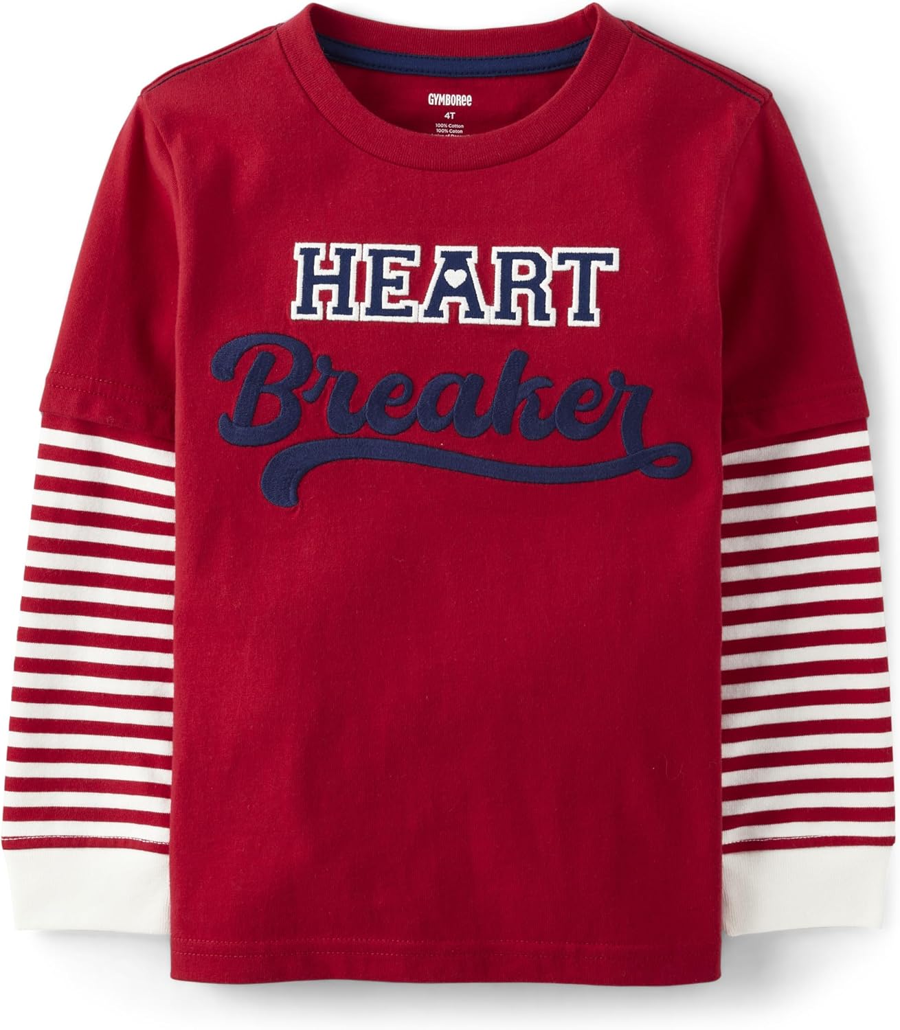 Gymboree Boys Long Sleeve Layered T-Shirts for Valentine's Day