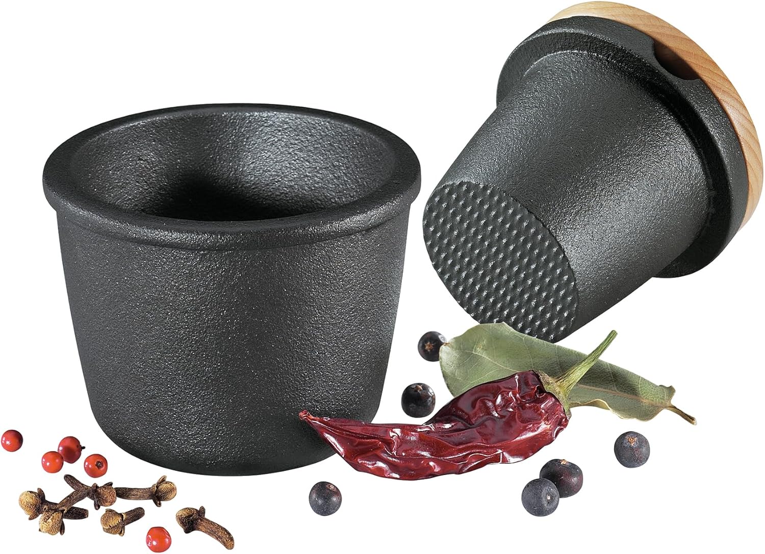 Zassenhaus Cast Iron Spice Grinder Set for Fresh Spices
