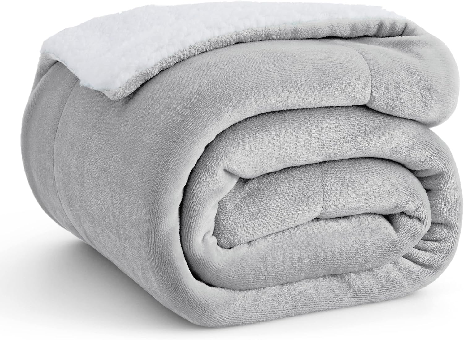Bedsure GentleSoft Sherpa Fleece Throw Blanket for Cozy Comfort