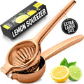 Extra Large Lemon Squeezer Stainless Steel - Heavy Duty Hand Press Our