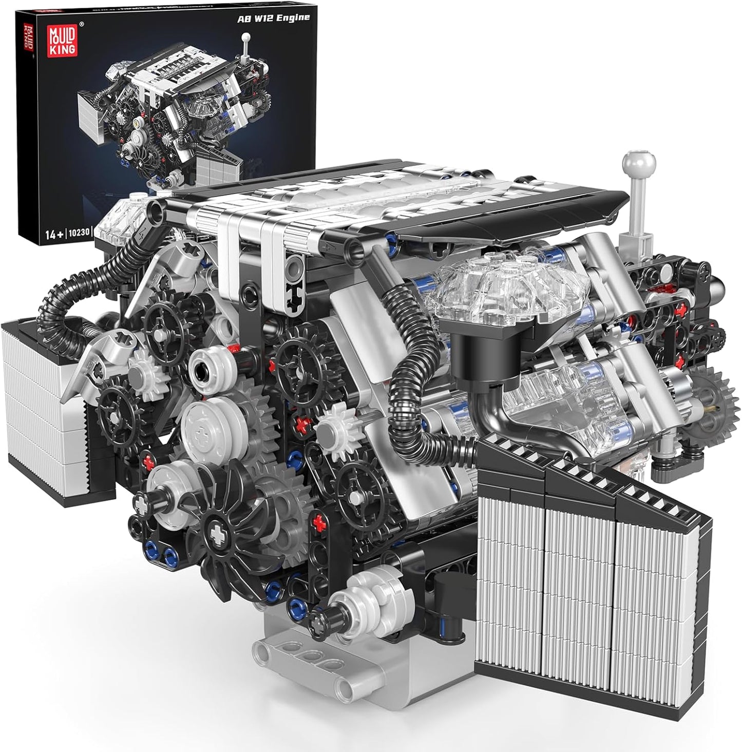 Mould King W12 Engine Toys Building Block Model Kit for Adults