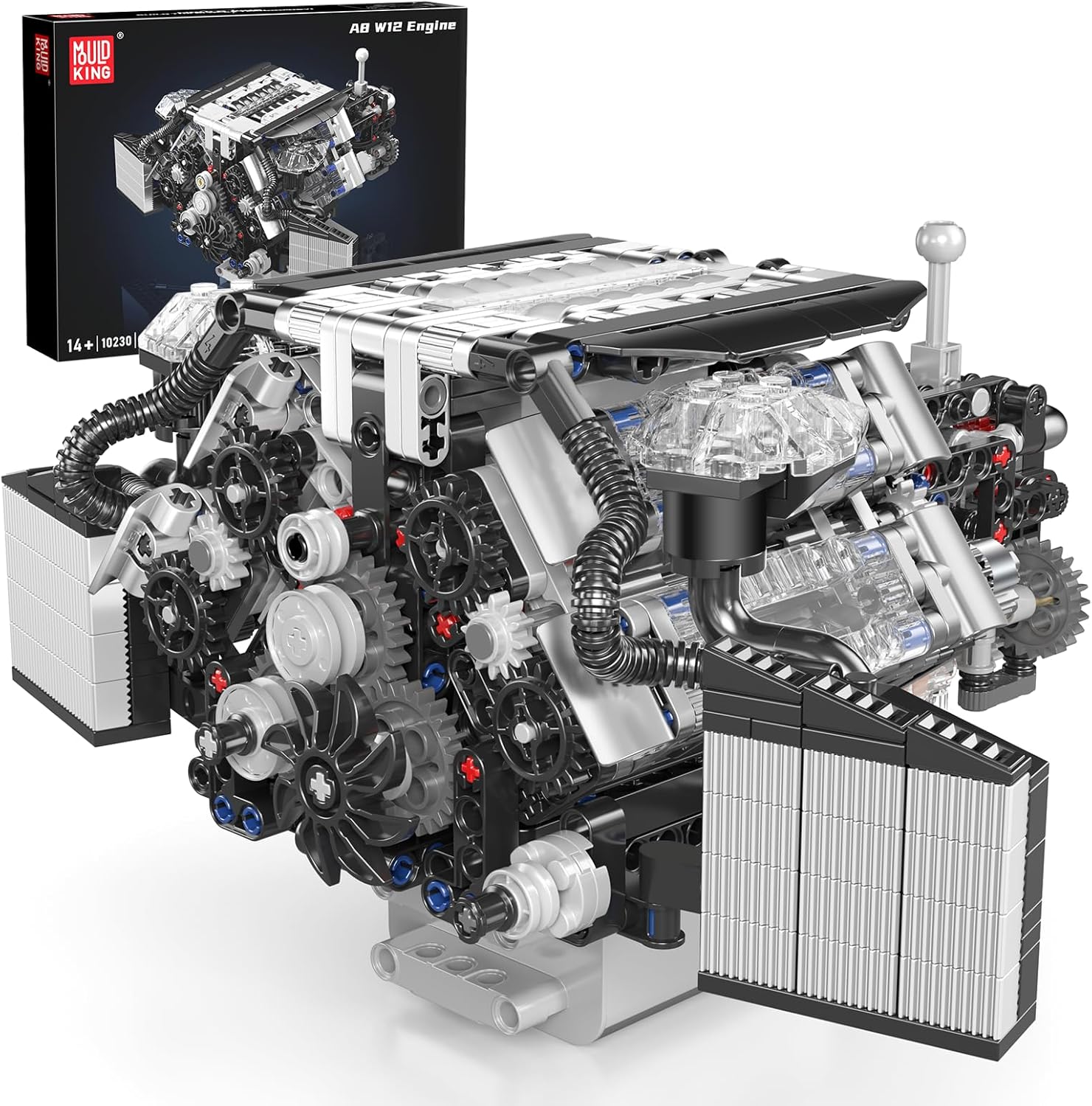 Mould King W12 Engine Toys Building Block Model Kit for Adults