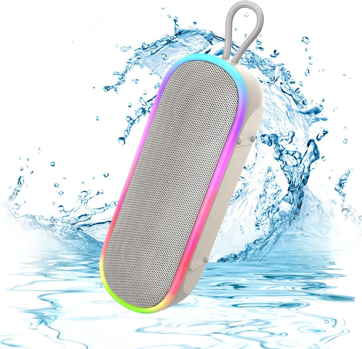 MEGUO IPX7 Waterproof Bluetooth Speaker: 20W Powerful Sound