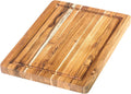 Teakhaus Cutting Board - Small Teak Edge Grain Board with Groove
