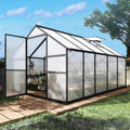 8 x 10 FT Greenhouse for Outdoors with Adjustable Roof Vent